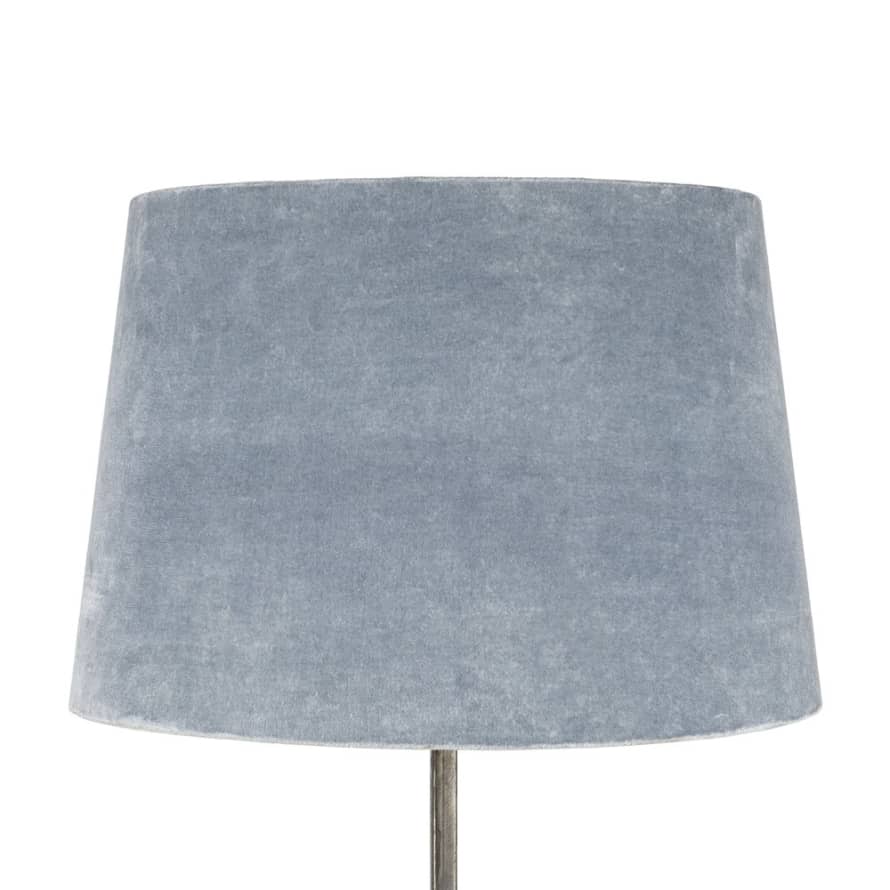 Luma Grey Large Velvet Lampshade