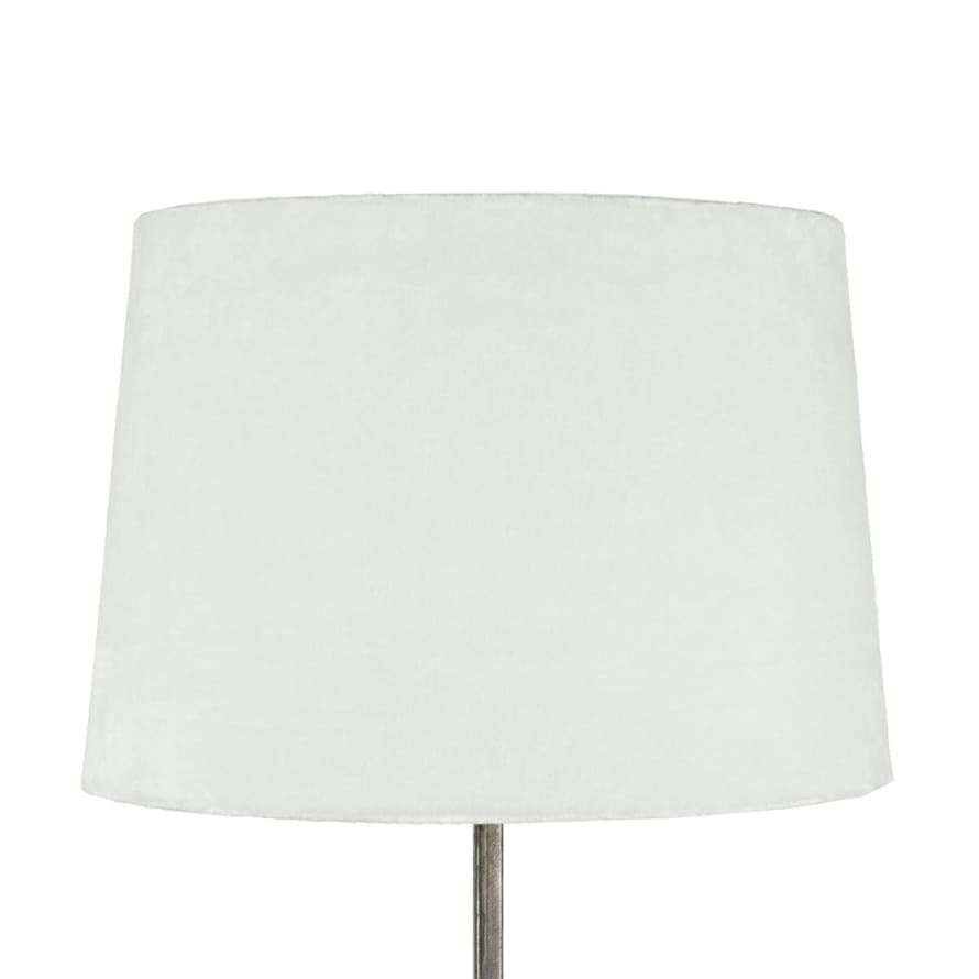 Luma Cream Medium Velvet Lampshade