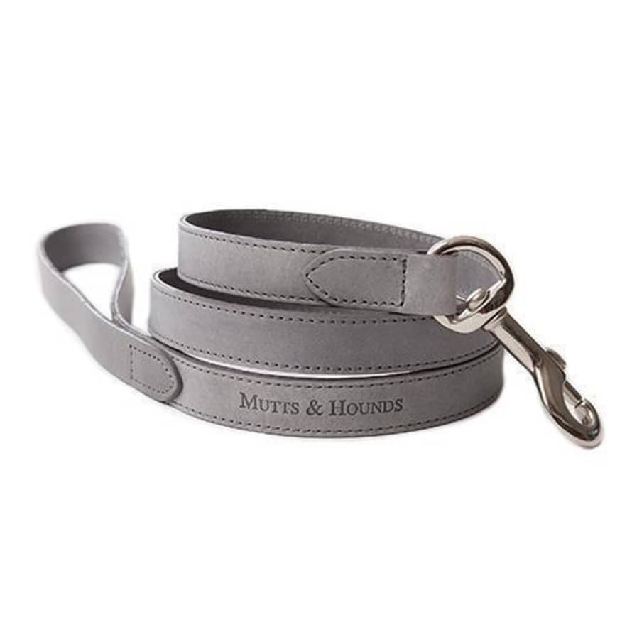 Mutts and Hounds Grey Wide Leads 