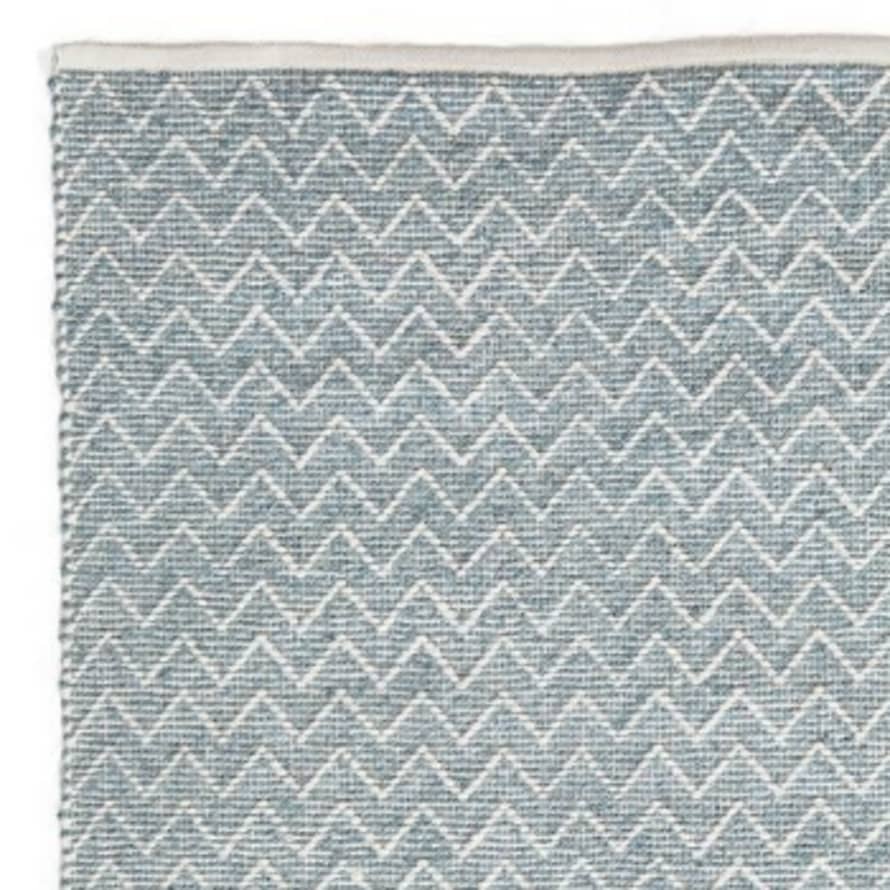 Weaver Green Teal 70 x240cm Chenille Runner - made from 100% recycled plastic bottles