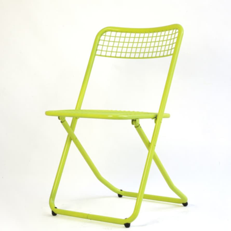 Houtique 085 1026 Yellow Folding Chair