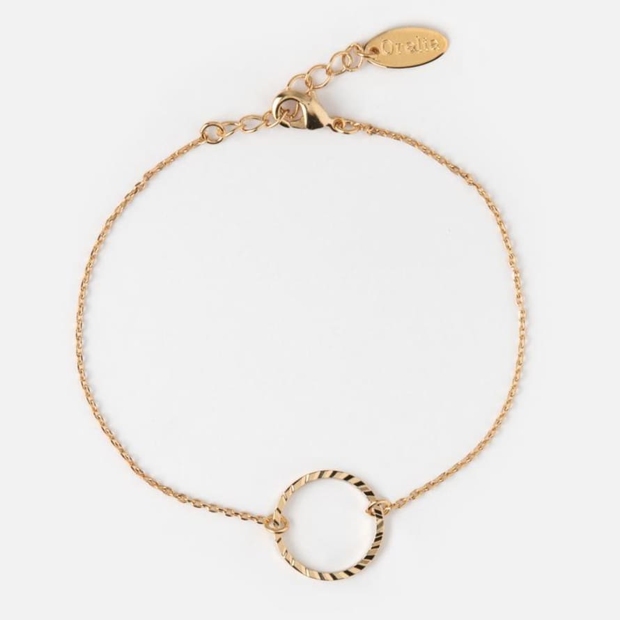 Orelia Open Circle Chain Bracelet