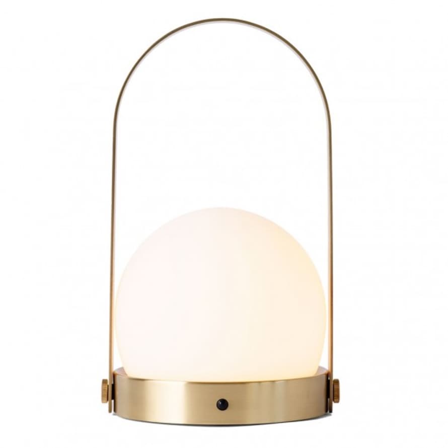 Menu Rechargeable Carrie LED Lamp Brass