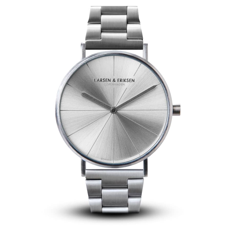 Larsen & Eriksen Silver 41 mm Absalon Watch