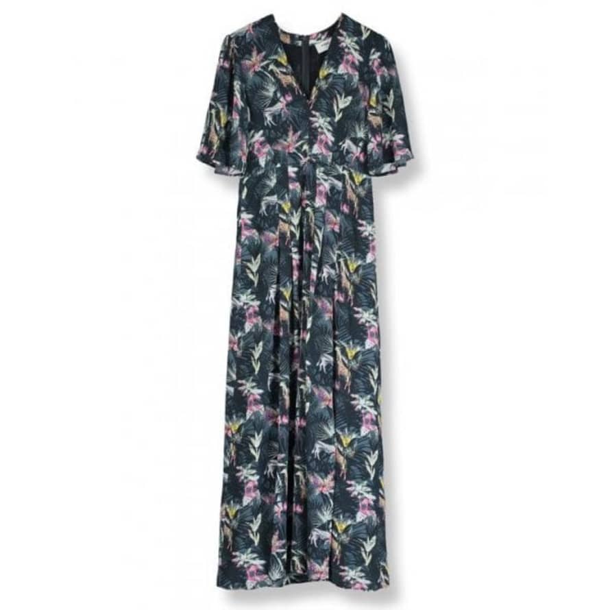 Pyrus  Masai Print Dahliah Printed Maxi Dress