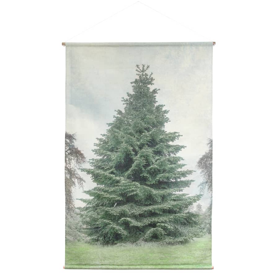 HK Living HK Living Christmas Tree Canvas Wall Hanging