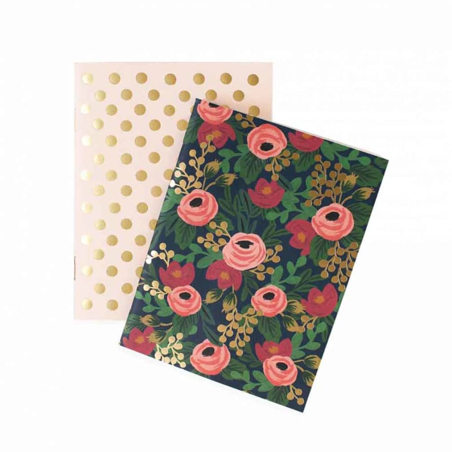 Rifle Paper Co. 2 Set Of Rosa Notebooks