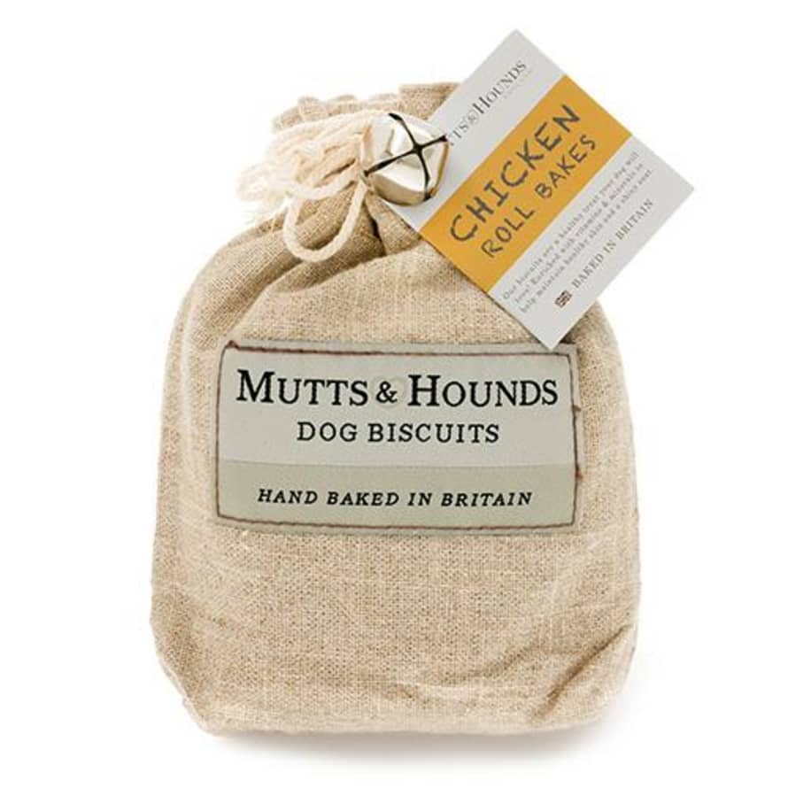 Mutts and Hounds 150g Chicken Roll Bakes