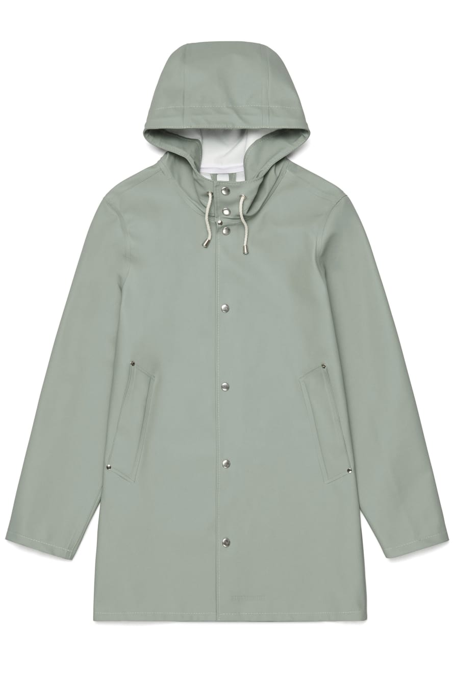 Stutterheim Khaki Green Mens Stockholm Raincoat