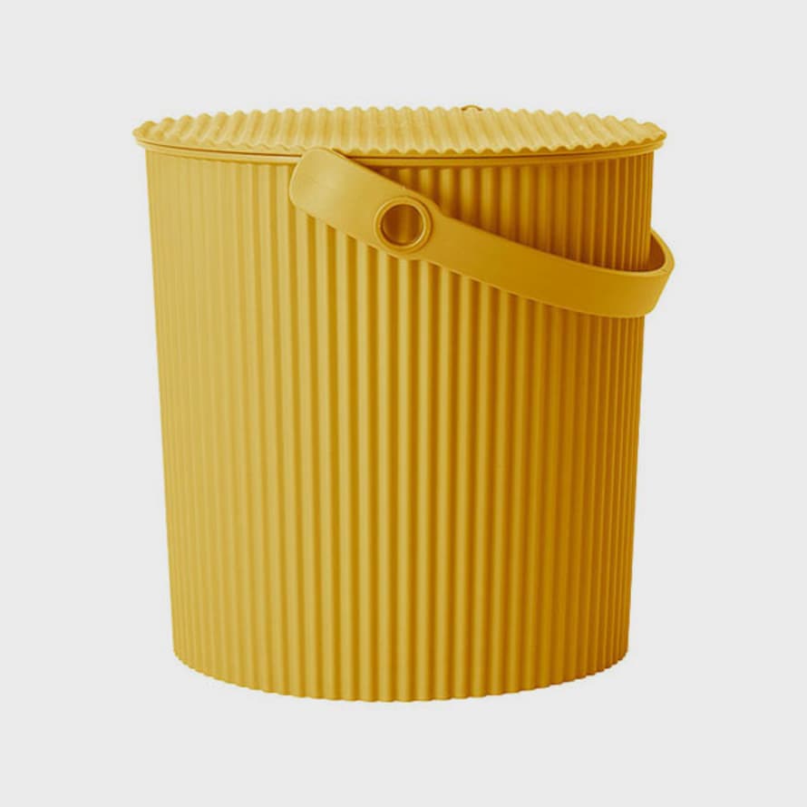Hachiman Mini Mustard Omnioutil Storage Bucket with Lid
