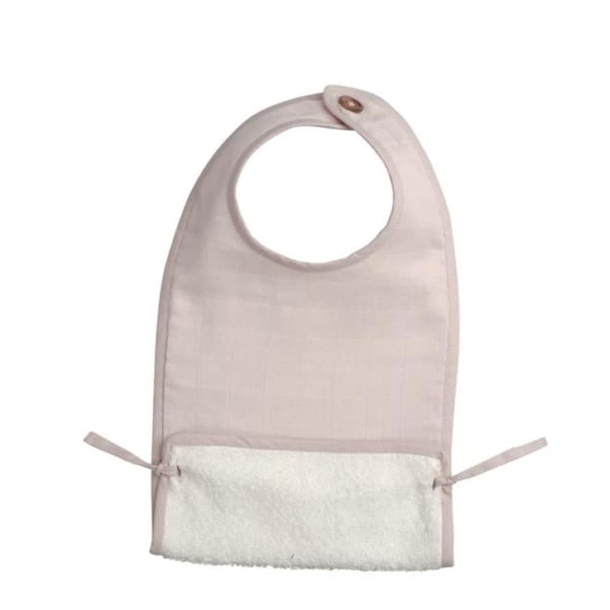 FABELAB Mauve Muslin Feeding Bib 