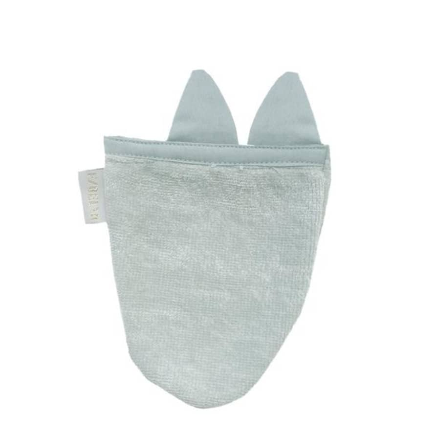 FABELAB Blue Cat Ears Bath Mitt 