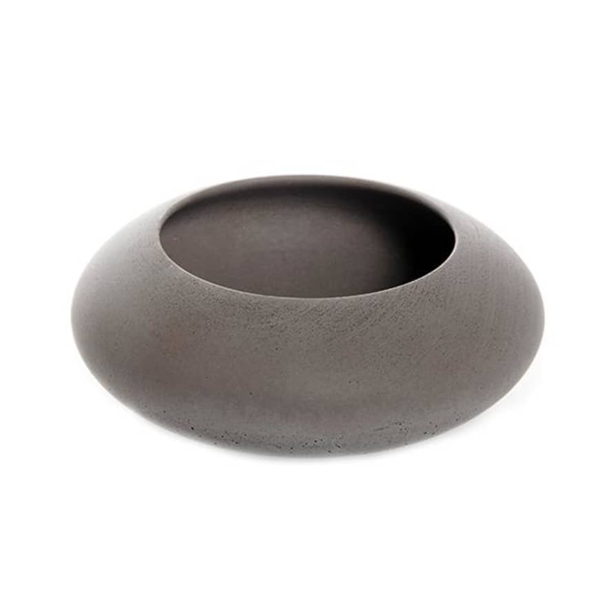 Iris Hantverk Big Brown Soft Concrete Bowl