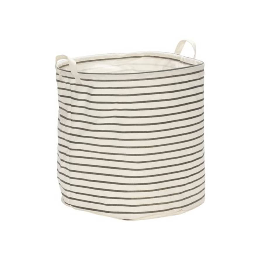 Hubsch Round Laundry Basket With Handles