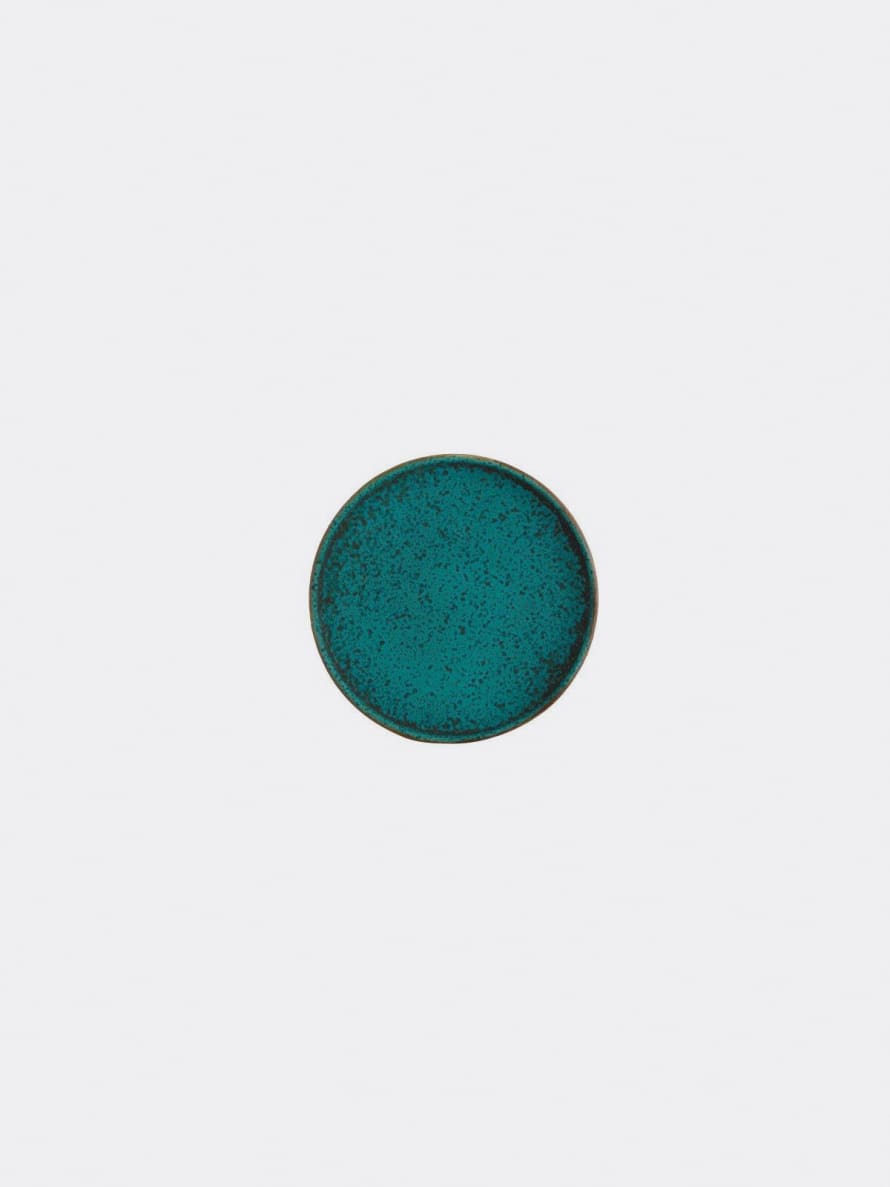 Casa Alegre Blue/Green Thick Textured 18CM Sauvage Small Plate