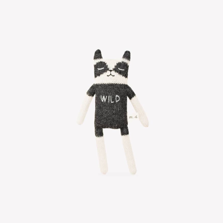 Main Sauvage Wild Raccoon Knit Toy