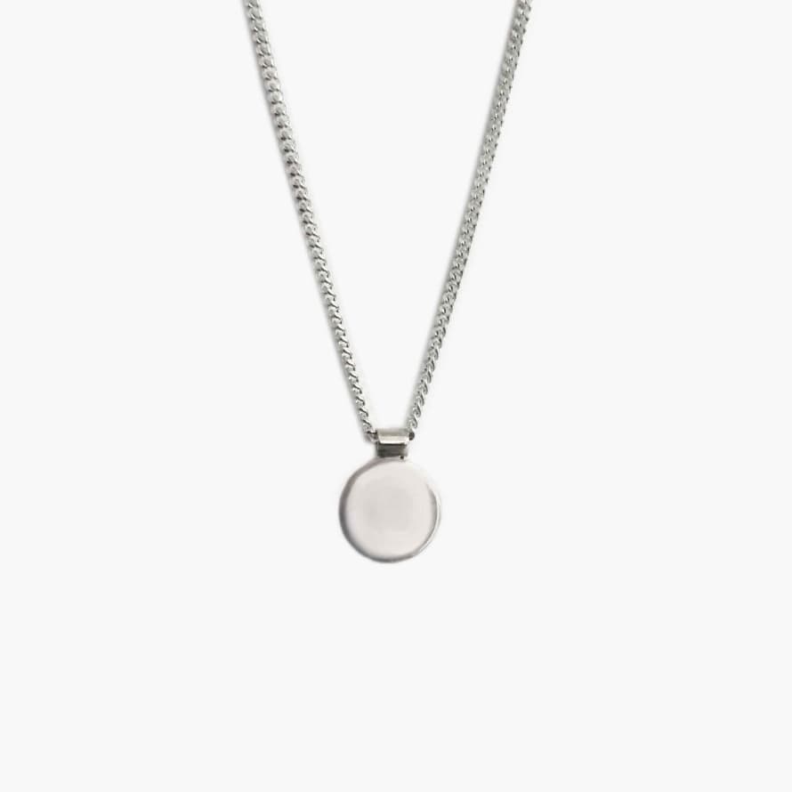Isle Ama Disc Silver Necklace