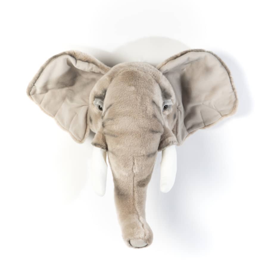 WILD & SOFT George The Elephant Plush Head