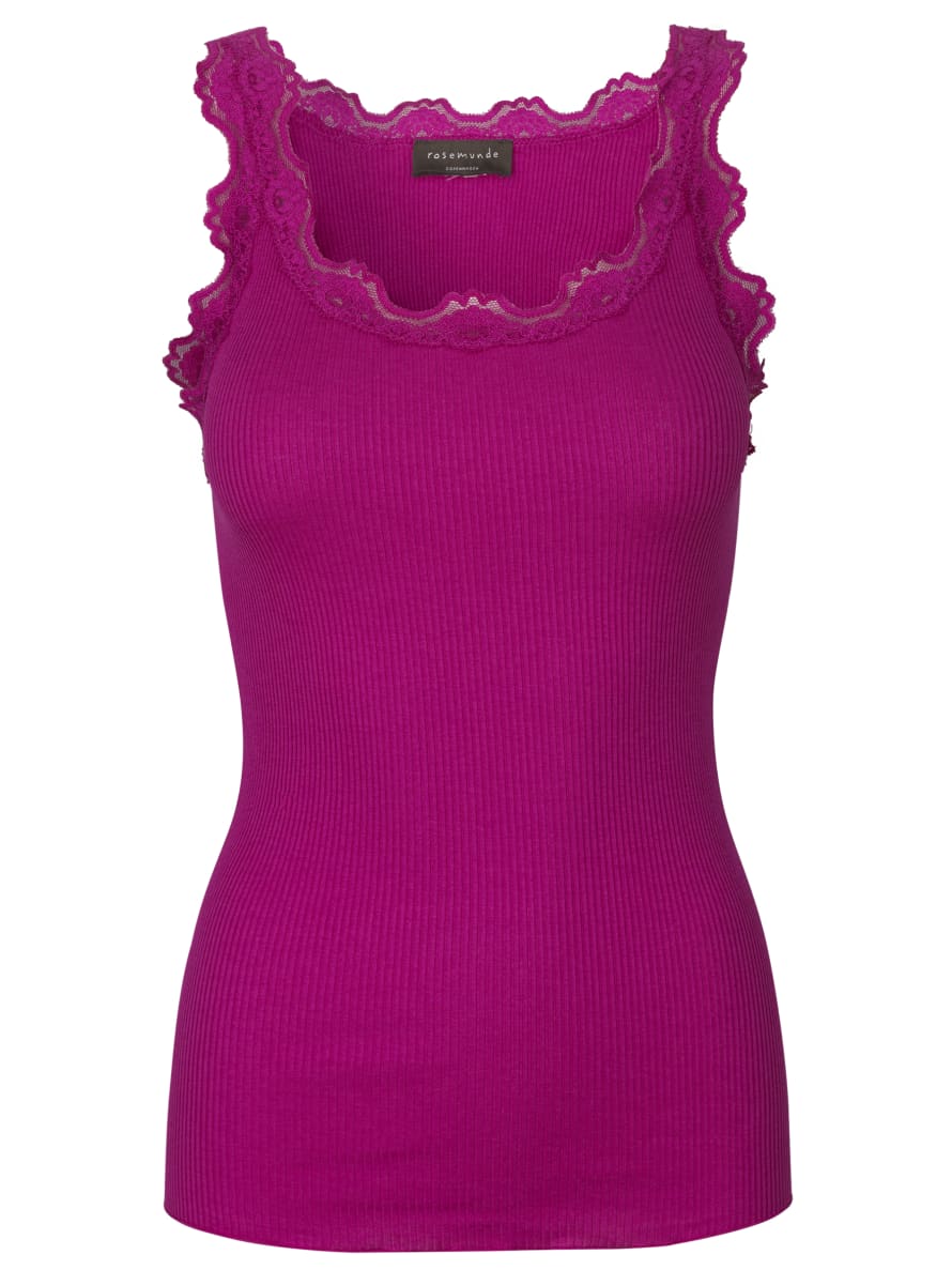 Rosemunde Fuschia Babette Lace Vest