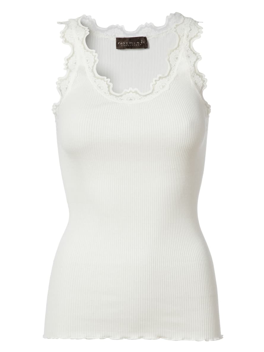 Rosemunde New White Babette Lace Vest 