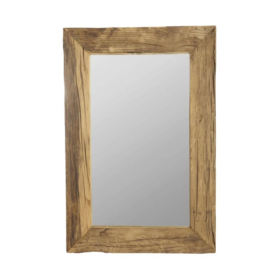 House Doctor Recycled Wood Mirror