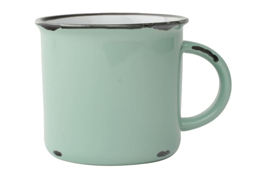 Canvas Homeware Pale Green Vintage Inspired Tinware Mug