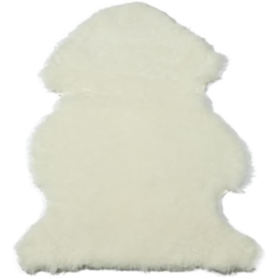 Hanlin Ltd Ivory Shearling Sheepskin Rug