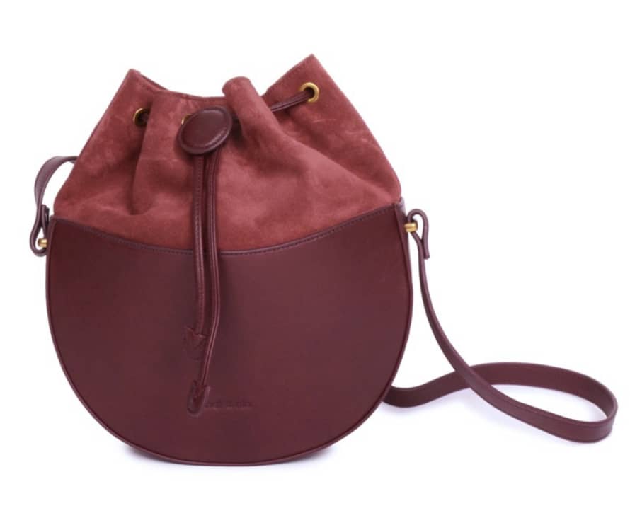 Nat & Nin Fig Colette leather Bag 