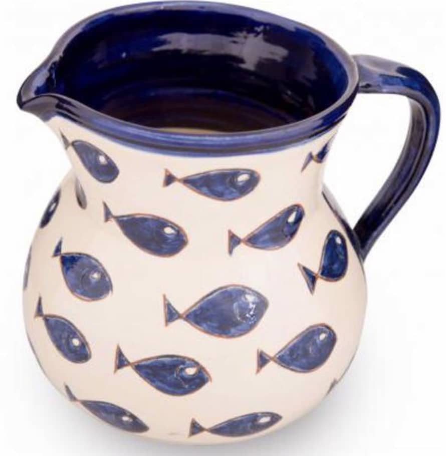 Devine Deli Blue Fish Large Jug