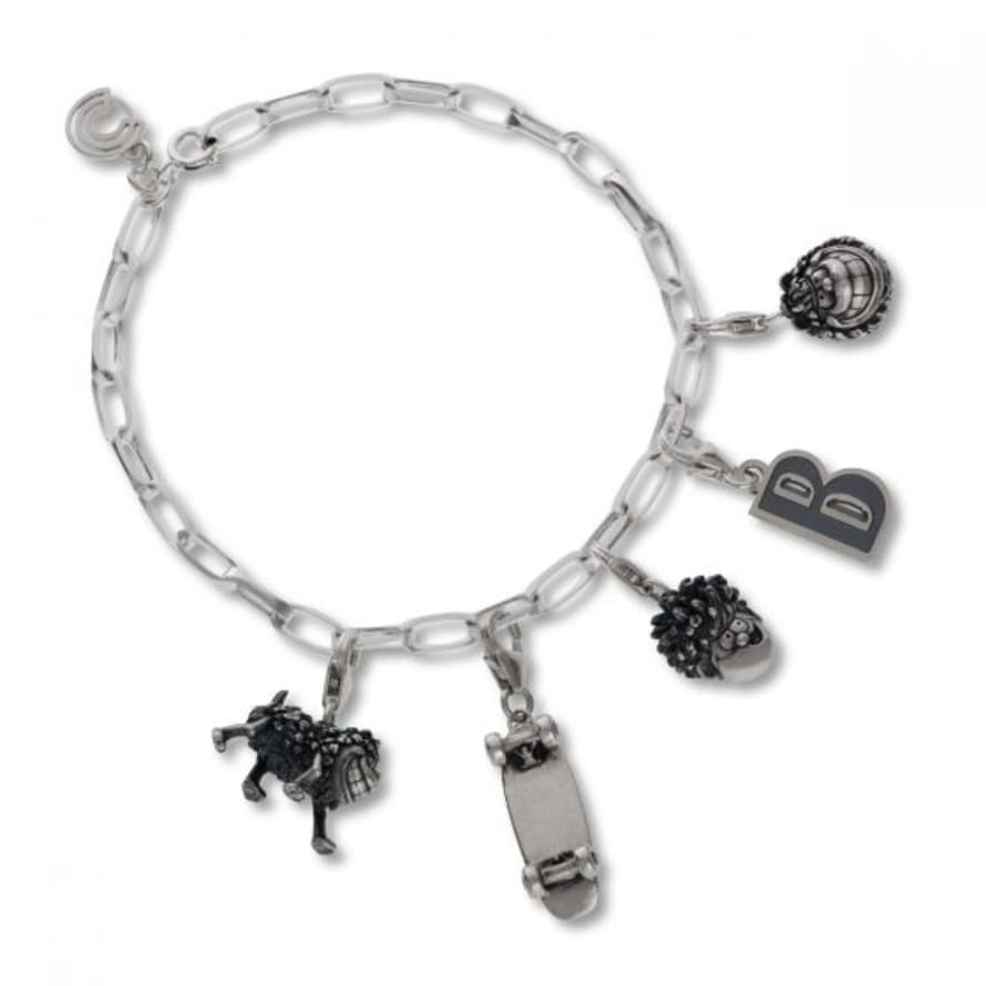 LICENSED TO CHARM Beano - Sterling Silver Classic Charm Bracelet Set