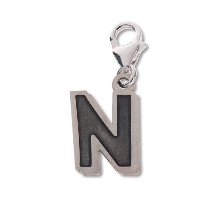 LICENSED TO CHARM Letter N Comic Alphabet Beano Sterling Silver Charm 