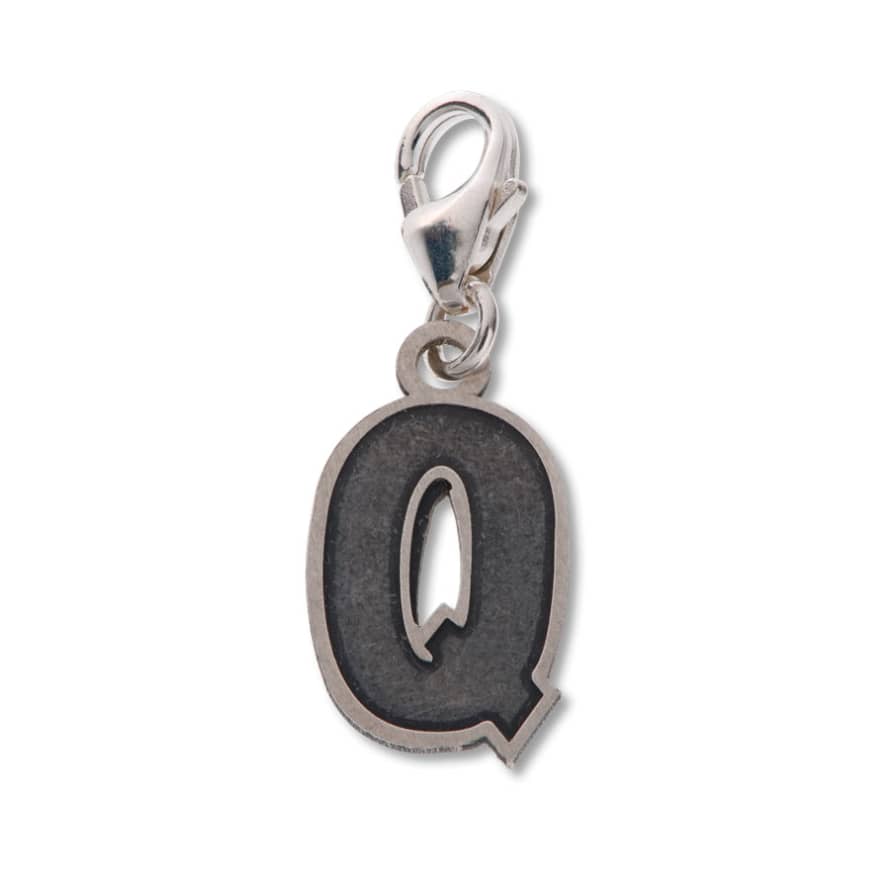 LICENSED TO CHARM Letter Q Comic Alphabet Beano Sterling Silver Charm 