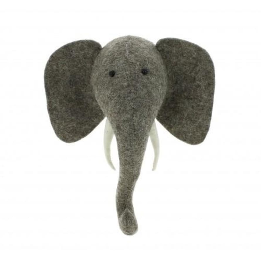 Fiona Walker England Elephant Head Wall Decoration