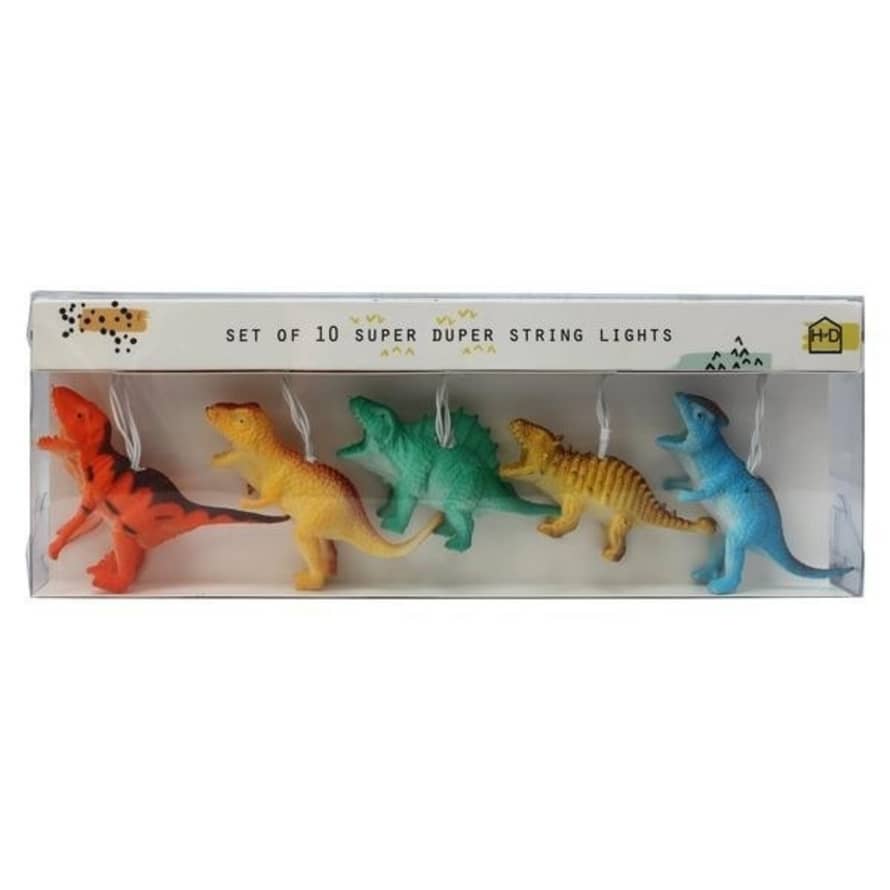 House of disaster Bright Dinosaur String Lights