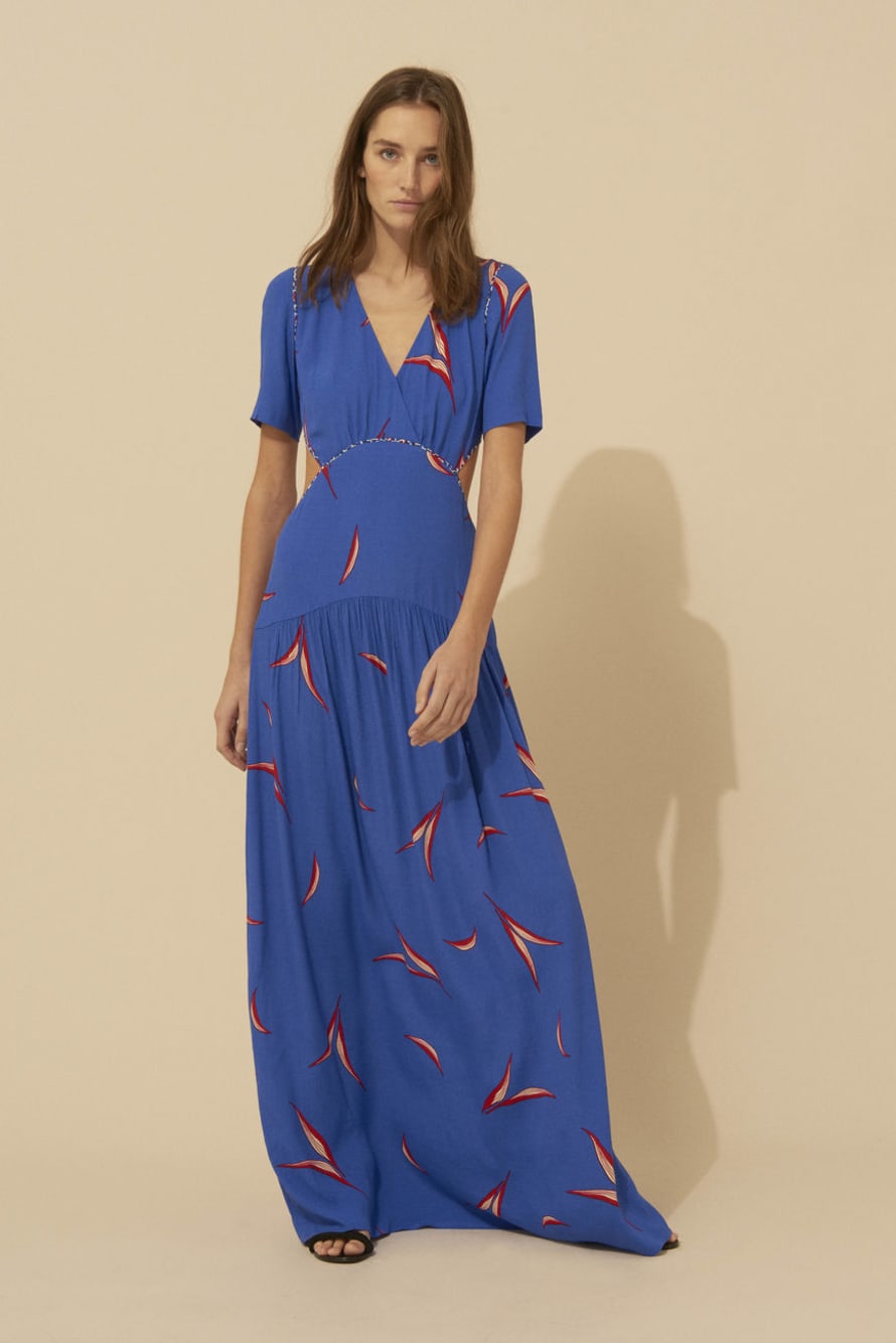 BA&SH Blue Klein Tiana Dress 