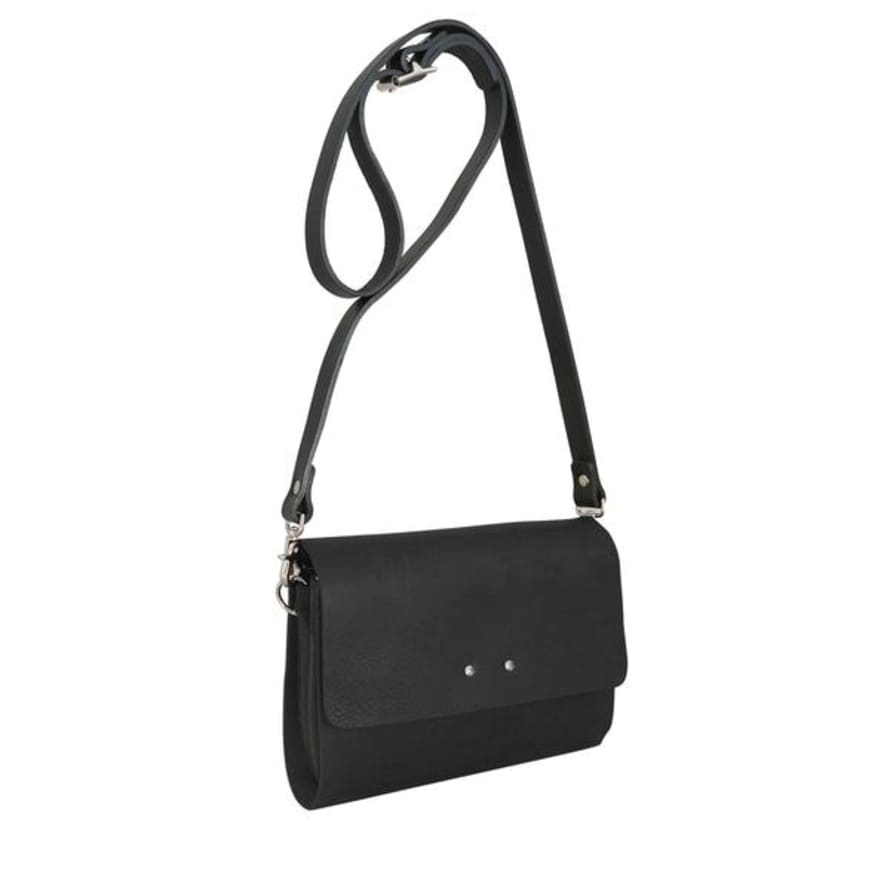 Kate Sheridan Black Tumbled Rhythm Bag