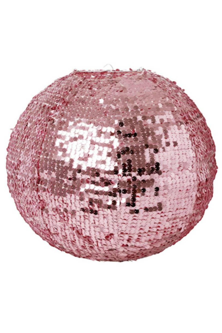 Rice by Rice Pink Sequin Lampshade