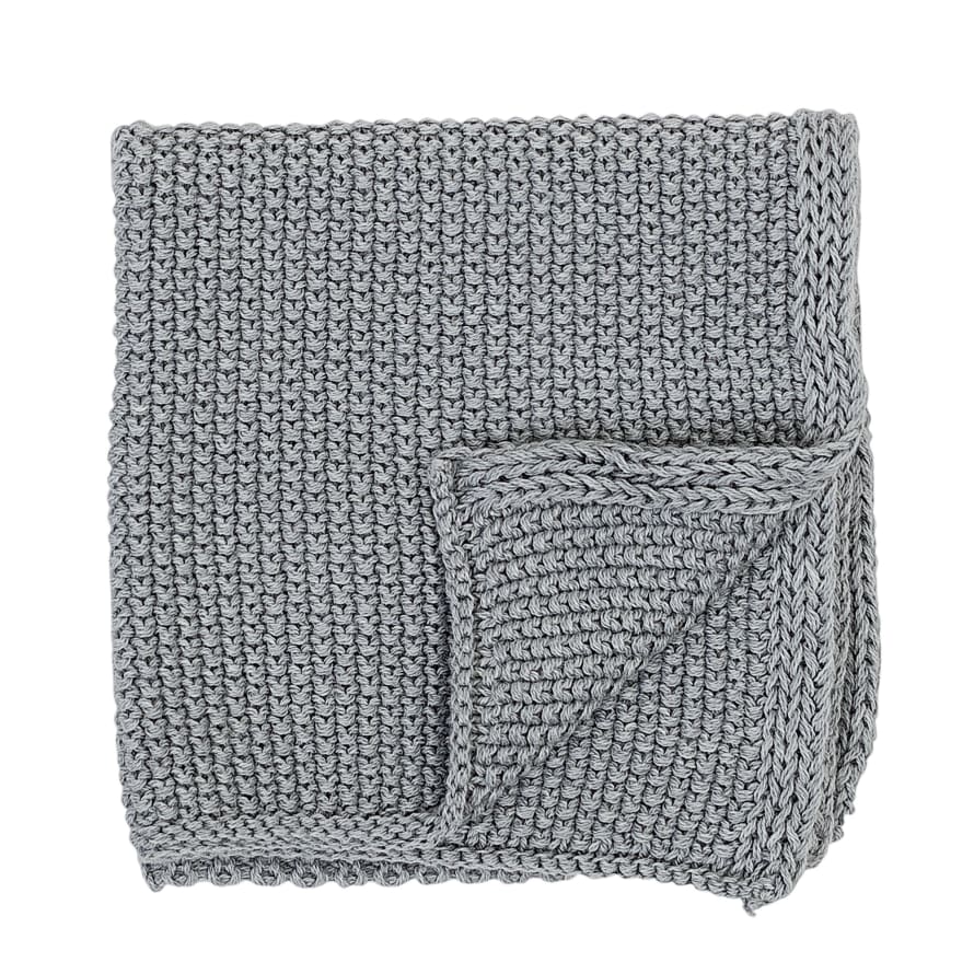 Bloomingville Grey Cotton Dishcloth Set of 3 