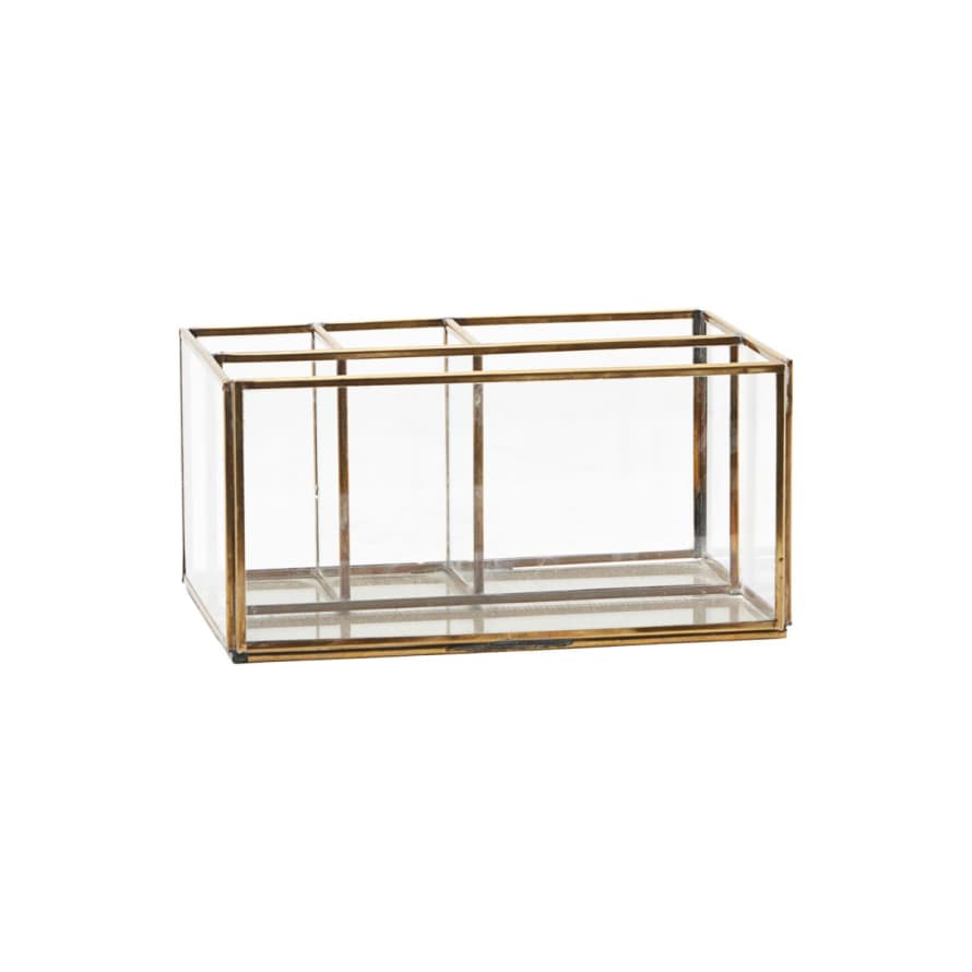 Monograph Brass Desk Storage