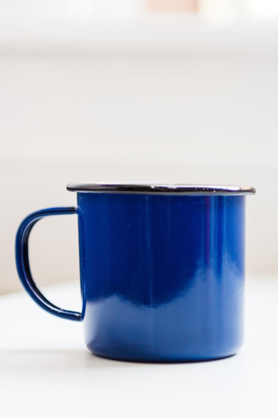 12.5oz Blue Enamel Mug 