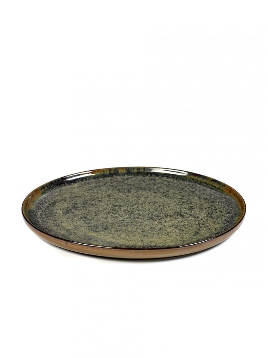 Serax Stoneware Indi Grey Surface Plate - medium