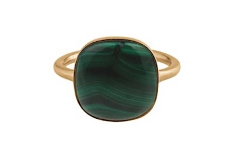 Pernille Corydon Malachite Adjustable Ring