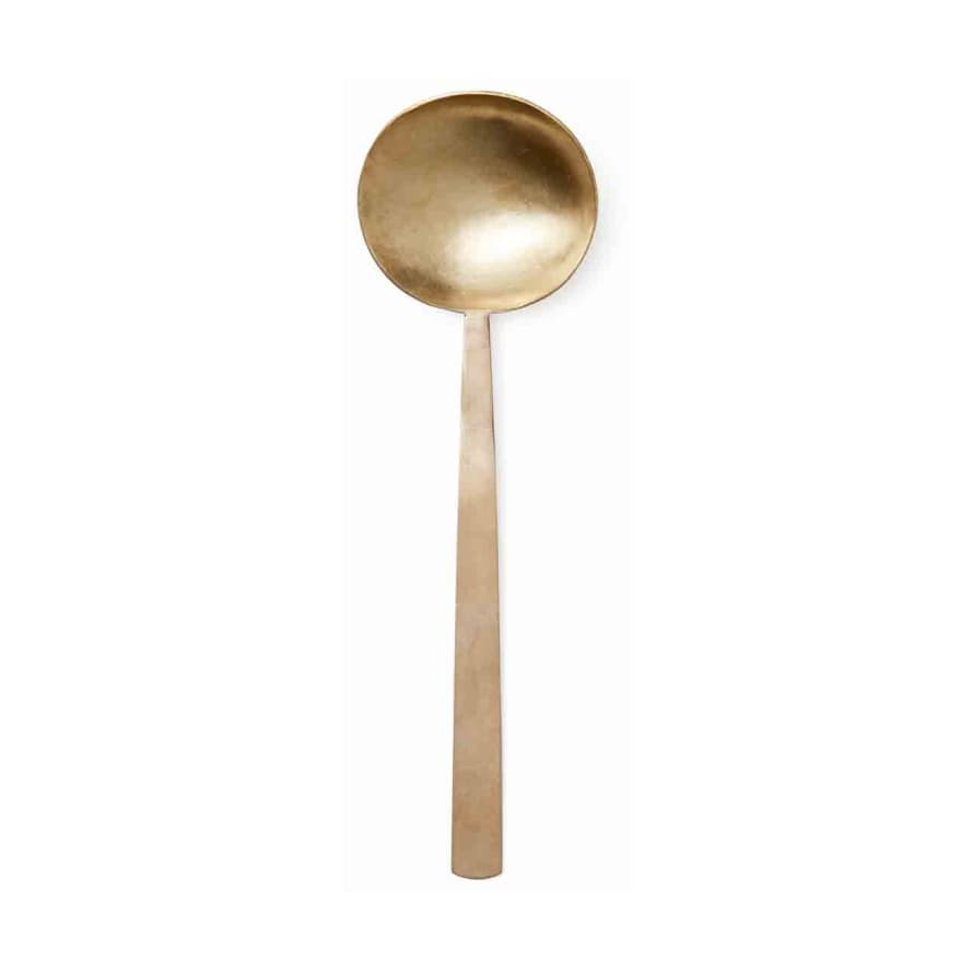 Fog Linen Work Large Brass Spoon 