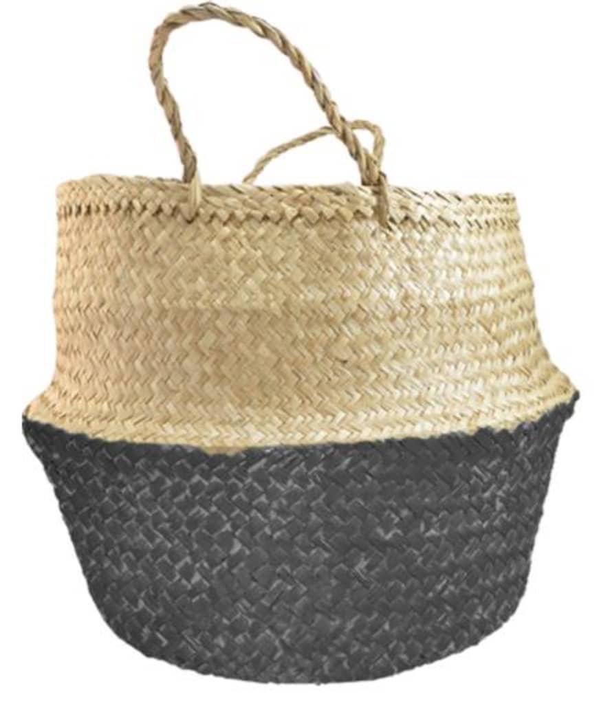 Luma Coal Toulouse Painted Basket  