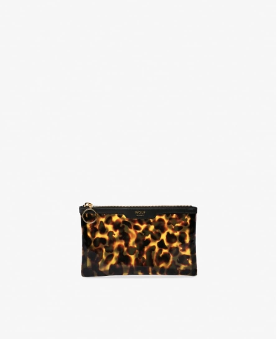 Wouf Carey Vinyl Pocket Clutch Bag