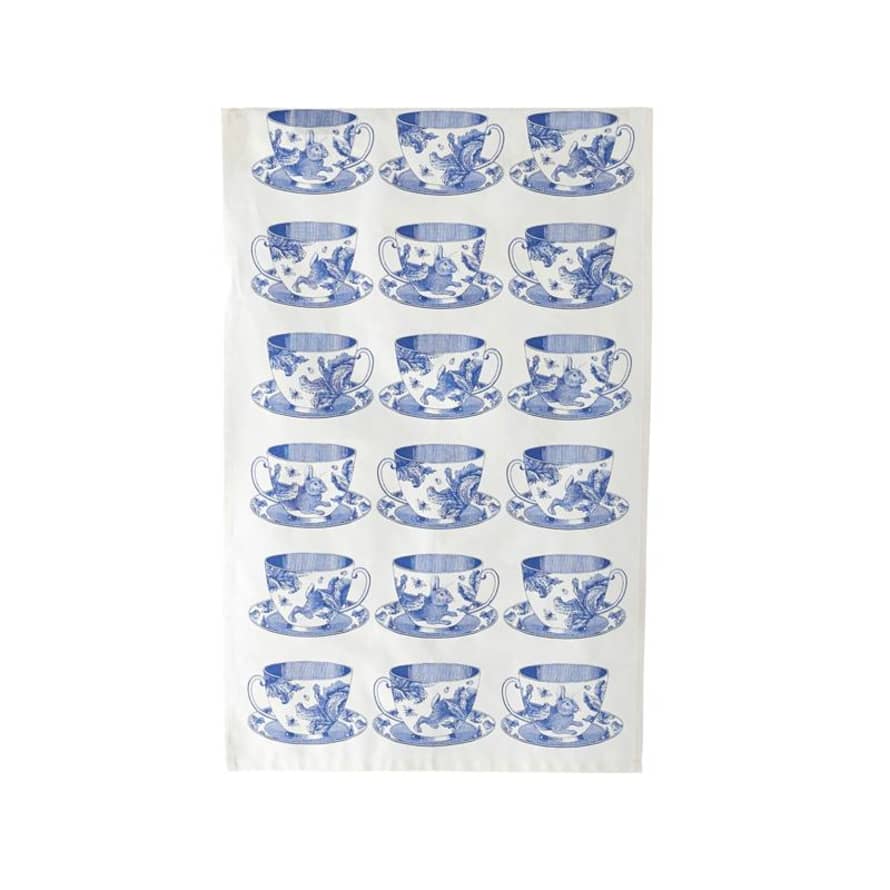 Thornback & Peel Tea Cups Tea Towel