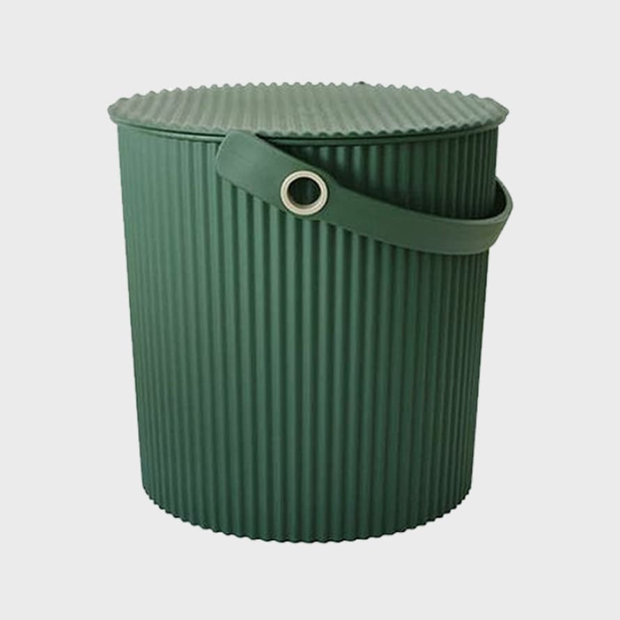 Hachiman Medium Green Lidded Storage Bucket 