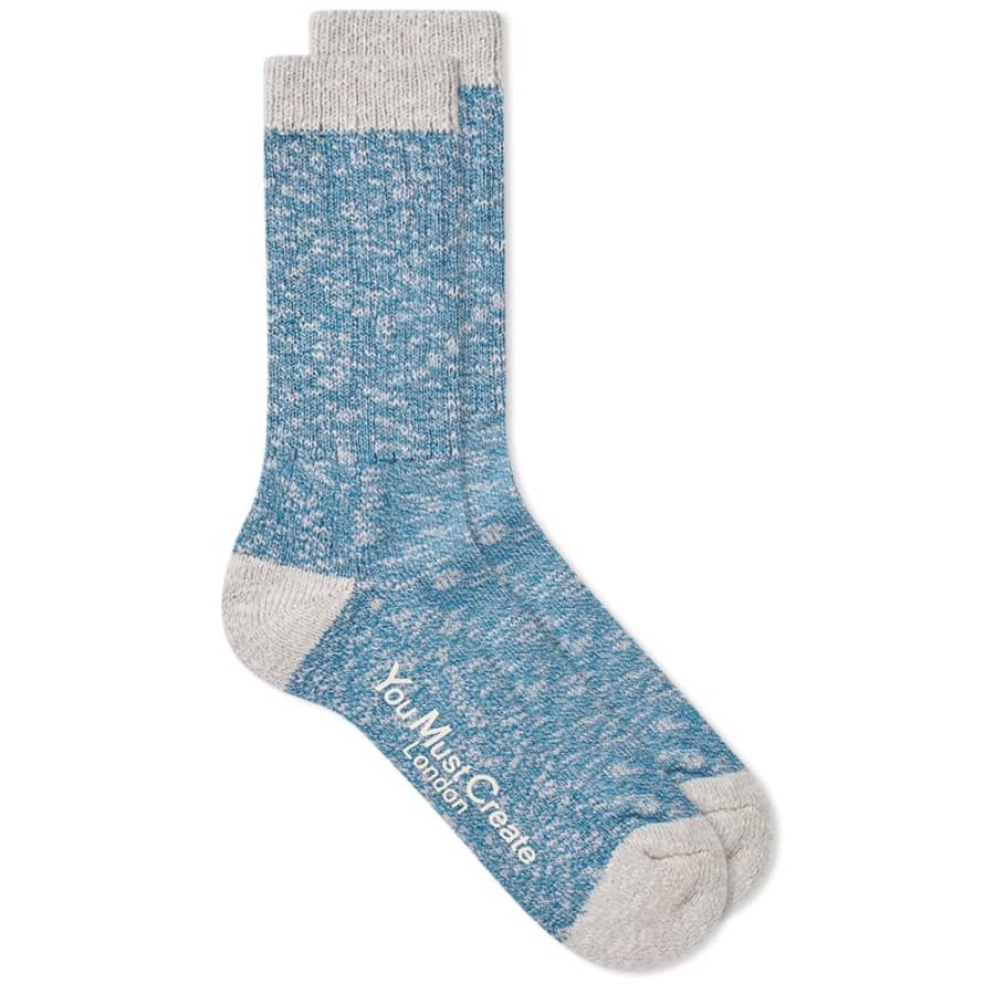 YMC Turquoise Boot Sock