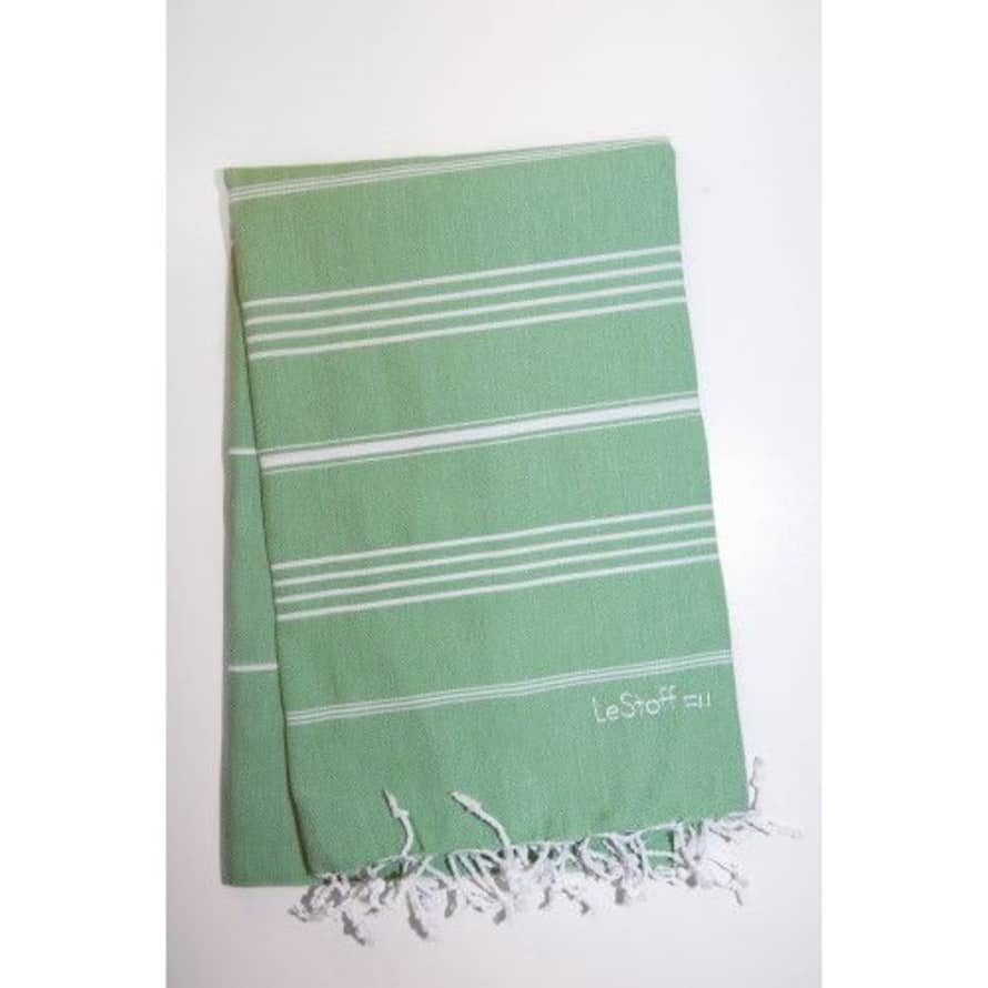 Le fabric 100x180 Grass Green Hammam Towel