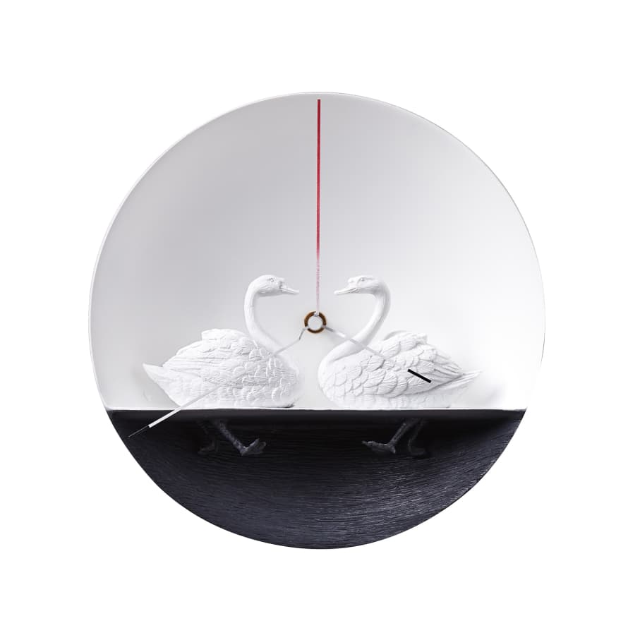 Haoshi Design Waterbird Swan Clock